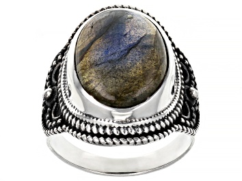 Picture of Gray Labradorite Sterling Silver Ring