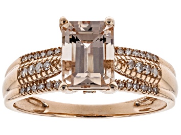 Picture of Pink Morganite 14k Rose Gold Ring 1.62ctw