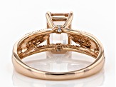 Pink Morganite 14k Rose Gold Ring 1.62ctw