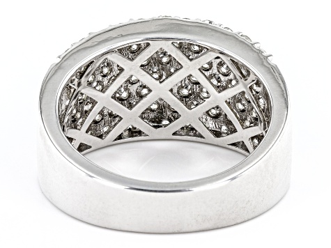 White Diamond 14k White Gold Wide Band 1.50ctw - DOD1036A | JTV.com