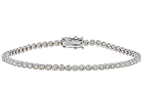 Diamond 18k White Gold Tennis Bracelet 3.00ctw – DOD790