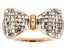 Candlelight Diamonds™ 10k Rose Gold Bow Ring 1.00ctw