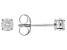 White Diamond 14k White Gold Stud Earrings 0.25ctw