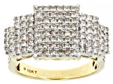 Candlelight Diamonds™ 10k Yellow Gold Cluster Ring 1.75ctw
