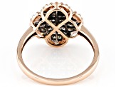 Candlelight Diamonds™ 10k Rose Gold Cluster Ring 0.55ctw