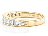 White Diamond 14k Yellow Gold Band Ring 1.00ctw