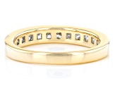 White Diamond 14k Yellow Gold Band Ring 1.00ctw