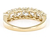 White Diamond 14k Yellow Gold Band Ring 2.00ctw