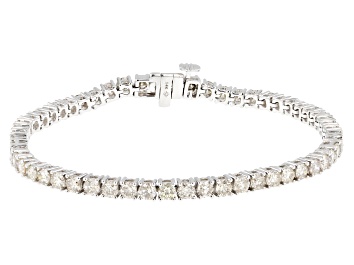 Picture of White Diamond 14k White Gold Tennis Bracelet 6.00ctw