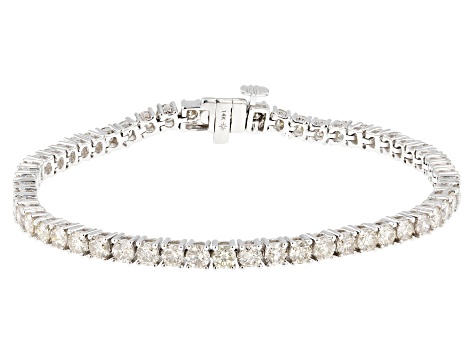 White Diamond 14k White Gold Tennis Bracelet 6.00ctw