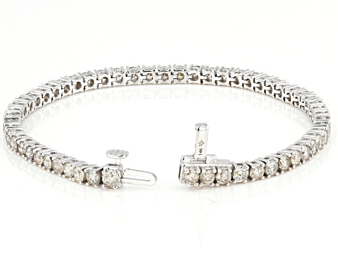 White Diamond 14k White Gold Tennis Bracelet 6.00ctw