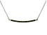 Green Diamond Rhodium Over Sterling Silver Necklace 0.25ctw