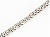 White Diamond 10k White Gold Tennis Bracelet 4.00ctw