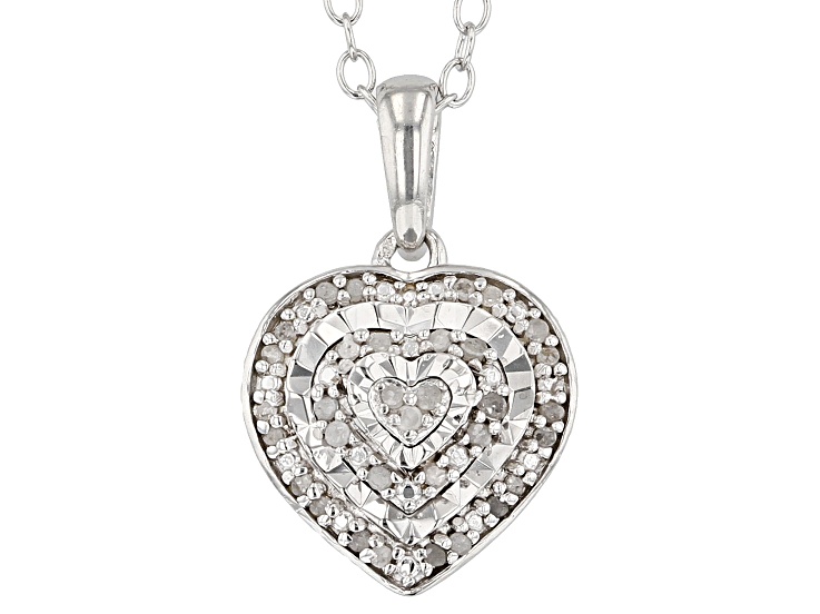 Heart Shape Lovebright Essential Diamond Necklace - 99411CBADFGNKWG –  Carter Jewelers
