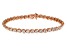 White Diamond 14k Rose Gold Over Sterling Silver Tennis Bracelet 1.00ctw