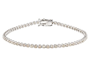 Diamond 18k White Gold Tennis Bracelet 2.00ctw