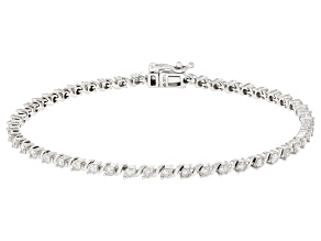 White Diamond 14k White Gold Tennis Bracelet 2.00ctw