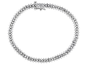 White Diamond 10k White Gold Tennis Bracelet 3.00ctw