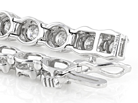 White Diamond 10k White Gold Tennis Bracelet 3.00ctw