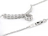 White Diamond 10k White Gold Necklace 0.50ctw
