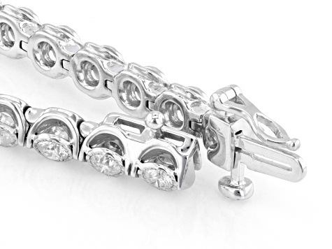 White Diamond 10k White Gold Tennis Bracelet 3.00ctw
