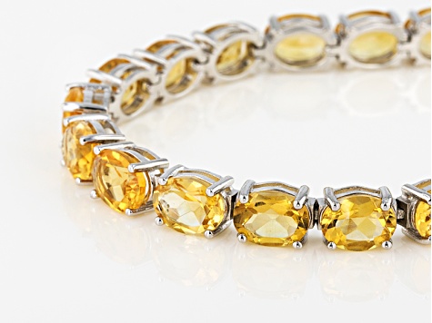 yellow citrine bracelet