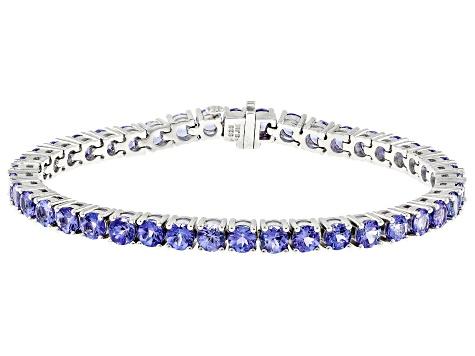 Diamond Bracelet: Buy Ruby and Tanzanite Drop Spring Bracelet | Rose