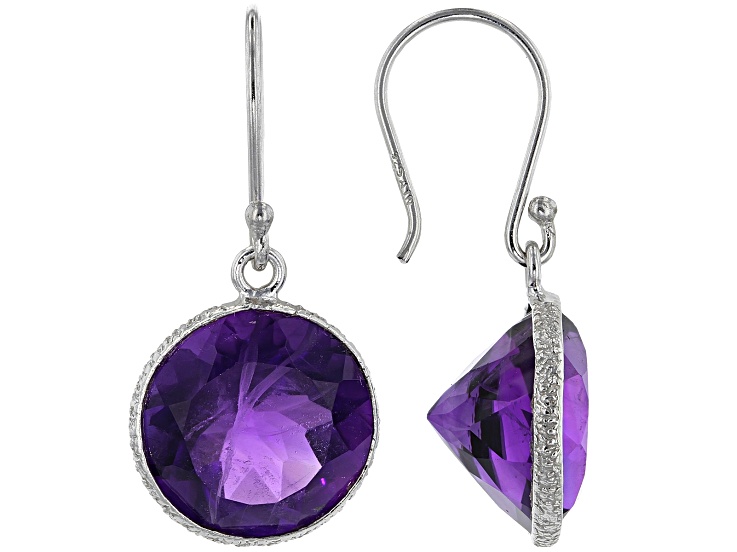 jtv amethyst earrings