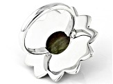 Gray Labradorite Sterling Silver Ring