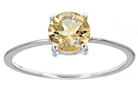 Multi Stone & Shape Rhodium Over Sterling Silver Set Of 7