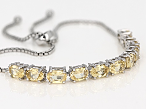 sterling silver citrine bracelet