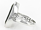 Green Prasiolite Sterling Silver Ring 3.50ctw