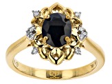 Blue Sapphire 10k Yellow Gold Ring 1.35ctw