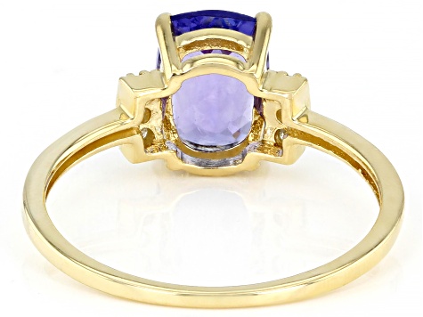 Vintage Gold o/ Sterling Genuine offers Tanzanite ring 7.5