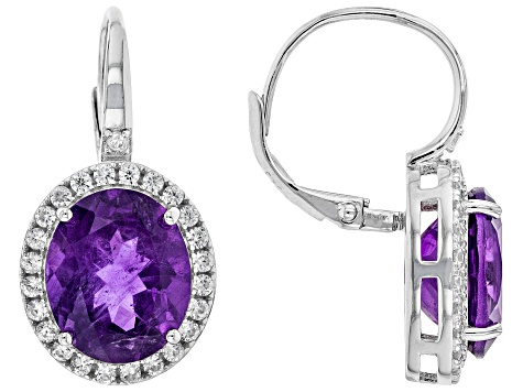 jtv amethyst earrings