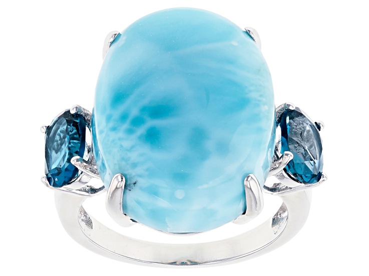 Jtv on sale larimar rings