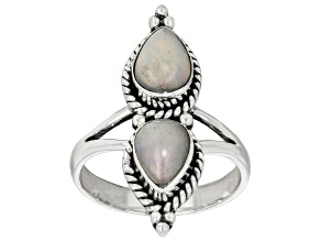 Multi-Color Ethiopian Opal Sterling Silver Ring 1.70ctw