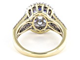 Blue Tanzanite 10k Yellow Gold Ring 1.40ctw