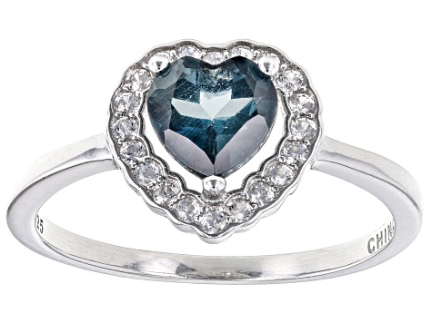 Natural Blue Topaz 10.40 Carats 925 Silver Ring