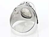 Rainbow Moonstone Sterling Silver Ring