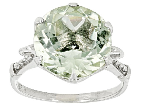 Jtv hot sale prasiolite rings