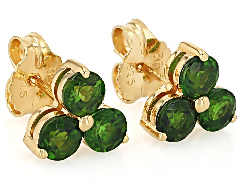 期間限定セール Green Silver Sterling Over Gold Yellow 14k Diopside Chrome ビデオカメラ