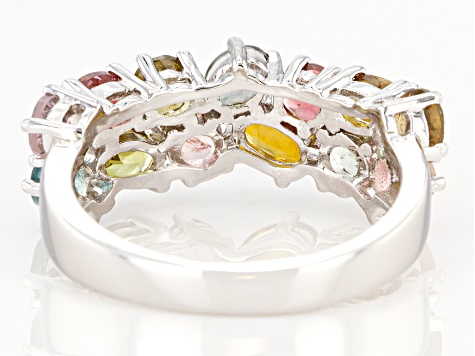Tourmaline Branded Silver Jewellery Sports Ring Sz 7 Srtou…