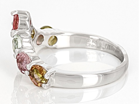 TTT MSW Ring (Silver) 17号 925 Sterling Silver Petite Shiny Cubic Zirconia Band Ring Sz