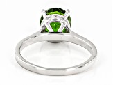 Chrome Diopside Rhodium Over Sterling Silver Ring 1.83ctw