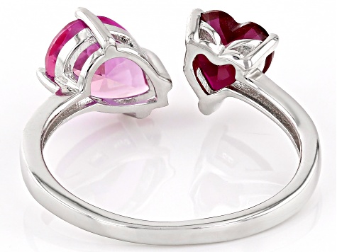 Ruby　inomata リング② 2 Carat Ruby Engagement Ring w/ Baguette Diamonds in Platinum