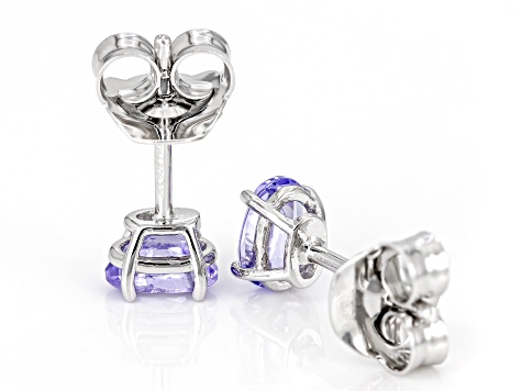 Mobile Earrings in Silver hot with Periwinkle Tanzanite