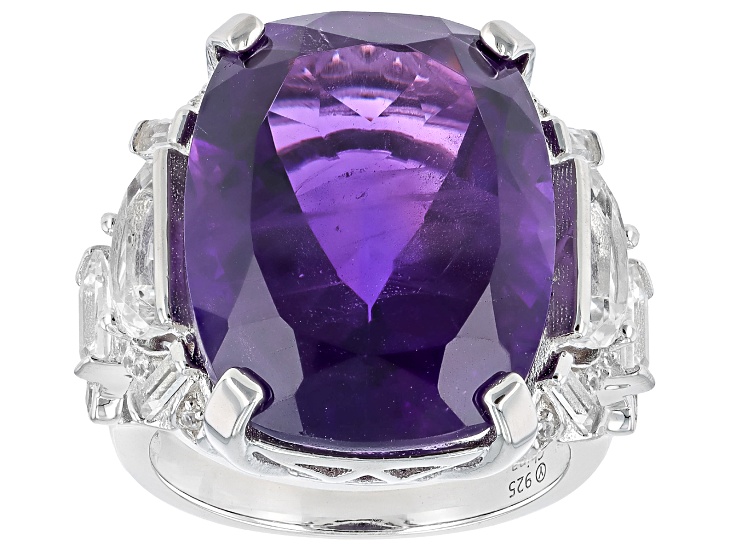 Amethyst Diamond Ring TRILLON 14711195111