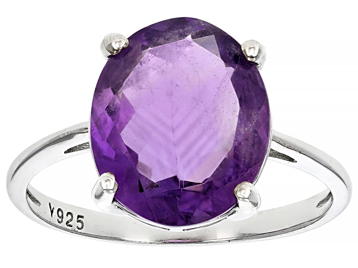 White Cubic Zirconia Rhodium Over Sterling Silver 7 Stone