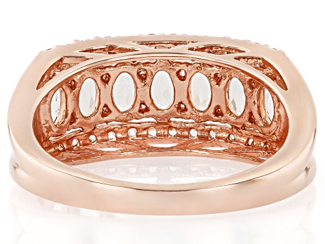 Peach Morganite 14k Rose Gold Over Sterling Silver Ring 1.83ctw